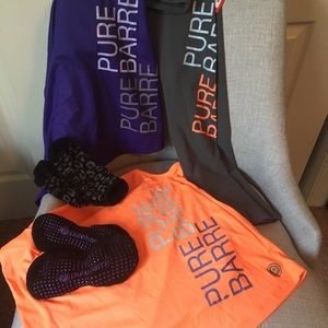 PURE BARRE BRIGHTS BUNDLE leggings/tops/stickysock